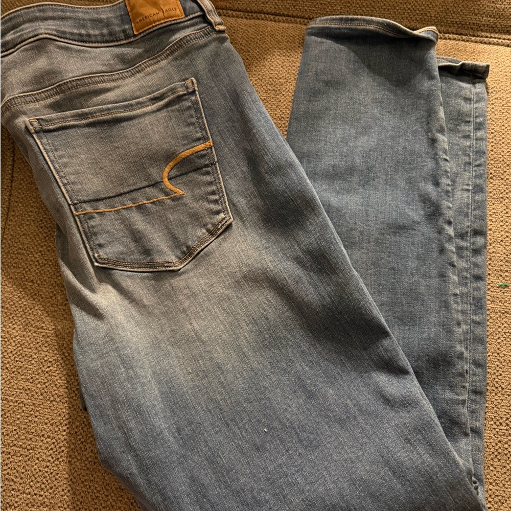 American Eagle Outfitters Medium Blue Stretch Jeans